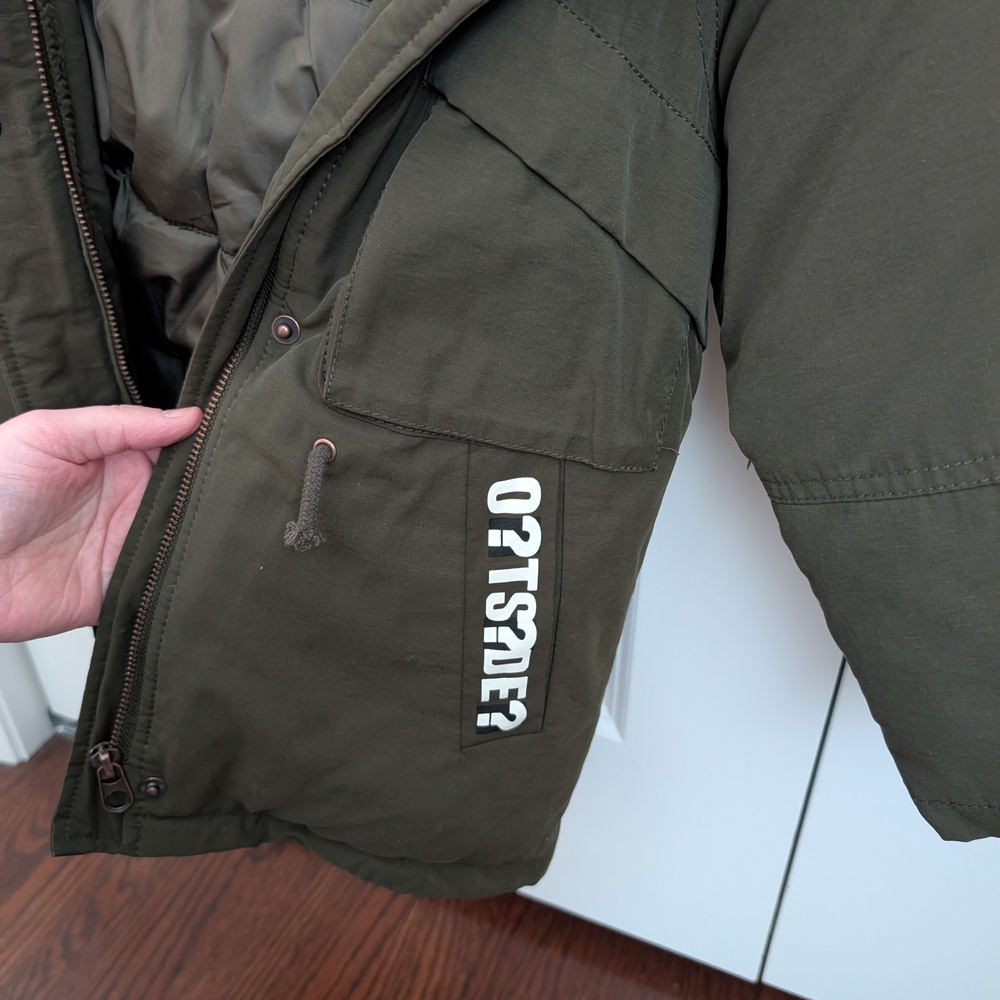 Zara Girls Khaki Outerwear Jacket - Picture 3 of 6
